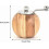 Solid wood salt and pepper mills with ceramic rotor coarseness adjustment, kitchen utensils 5
