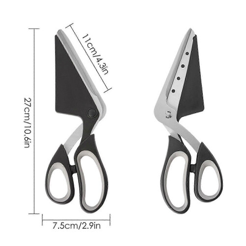 Ultra Sharp Detachable Pizza Scissors for Kitchen with Non-Slip Handle, Pizza Peel, Two-in-One Scissors 1