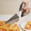 Ultra Sharp Detachable Pizza Scissors for Kitchen with Non-Slip Handle, Pizza Peel, Two-in-One Scissors 4