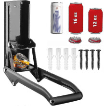 Heavy Duty Aluminum Can Crusher, Wall Mounted Bottle Opener, Beer and Soda Crusher, 100% Brand New