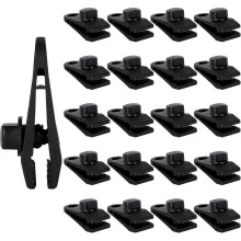 36 Pack Heavy Duty Plastic Tarp Clips with Holes, Thumb Screws, for Pool Covers and Canopies
