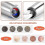Gravity Salt and Pepper Grinder, Automatic and Portable Electric Pepper Mill 3