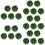 15 künstliche buchsbaum füllkugeln grün, formschnitt für zaun garten 10