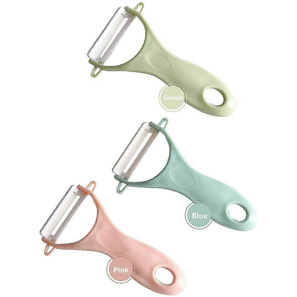 Set of 3 ceramic potato peelers, potato peelers, fruit peelers, Nordic style