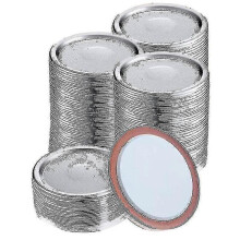 Pack of 50 70mm Wide Mouth Mason Jar Lids