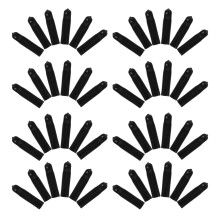 50St Zwarte PVC Fles Schenktuit Covers Stofdicht Voor Keukengebruik