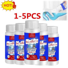 5 bottles of Meledmatte powerful pipe unblocking agent cleaner suitable for kitchen bathroom pipe quick cleaning tool all-round powerful cleaning tool