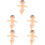 5 Stks Jesus Beeldje Decoratie 8