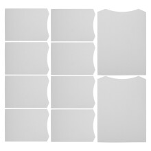 10 stuks overhemd karton voor kledingvoering en t-shirt vouwen