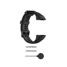 (Black) Watch Strap for Garmin Instinct Band Silicone Replace Band Wristband 22mm e
