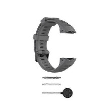 (Gray) Watch Strap for Garmin Instinct Band Silicone Replace Band Wristband 22mm e