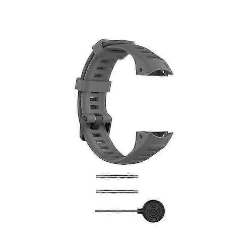 (Gray) Watch Strap for Garmin Instinct Band Silicone Replace Band Wristband 22mm e