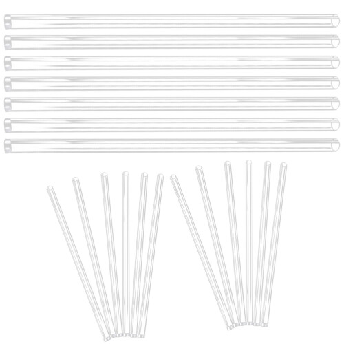 60 Duschlichter Röhren, Meteorlichter Ersatz, Transparent 2