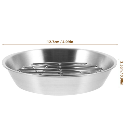 1 Set Grillplatte Kleine Abtropfschale 1