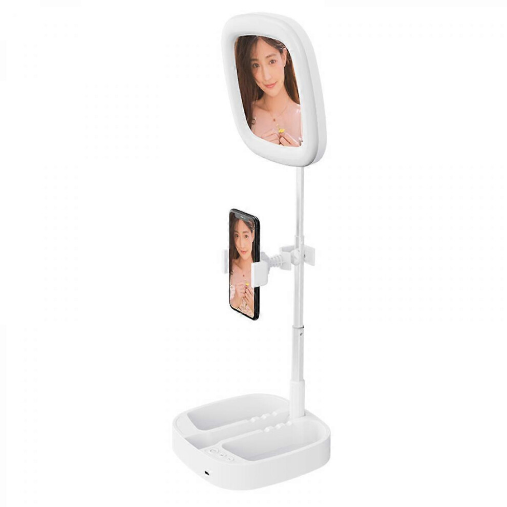 Kikidex (As Show, One Size) Rechargeable Makeup Box Fill Mirror Led Makeup Mirror Desktop Fill Makeup Lamp Light