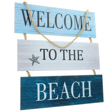 sommer strand schild deko, holz wanddekoration, nautik thema
