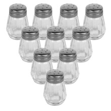 10Stk Glas Salzstreuer Set Transparent Gewürzflaschen Für Küche Bbq