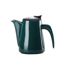 Iced Tea Pitchers Ceramic Large Capacity Grey Water Carafe Flower Design High Temperature Resistant