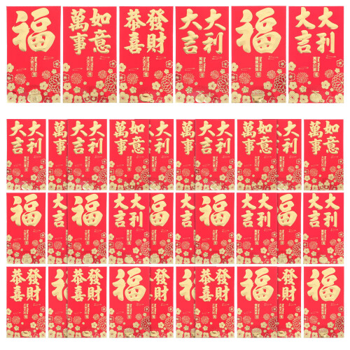 36 sobres decorativos para Año Nuevo y