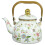 emaille 1 l mit blumenmuster wiederverwendbar 10