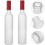 2 Pièces Bouteille De Vin Vide En Verre Multifonctionnelle Décorative 3