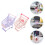 2pcs Mini Shopping Cart Child Small Trolley Plastic 4
