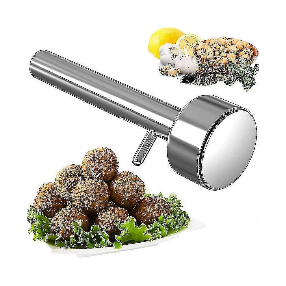 Kitchen Utensils, Falafel Scoop, 304 Stainless Steel, Ideal for Making Meatballs, Restaurant Style