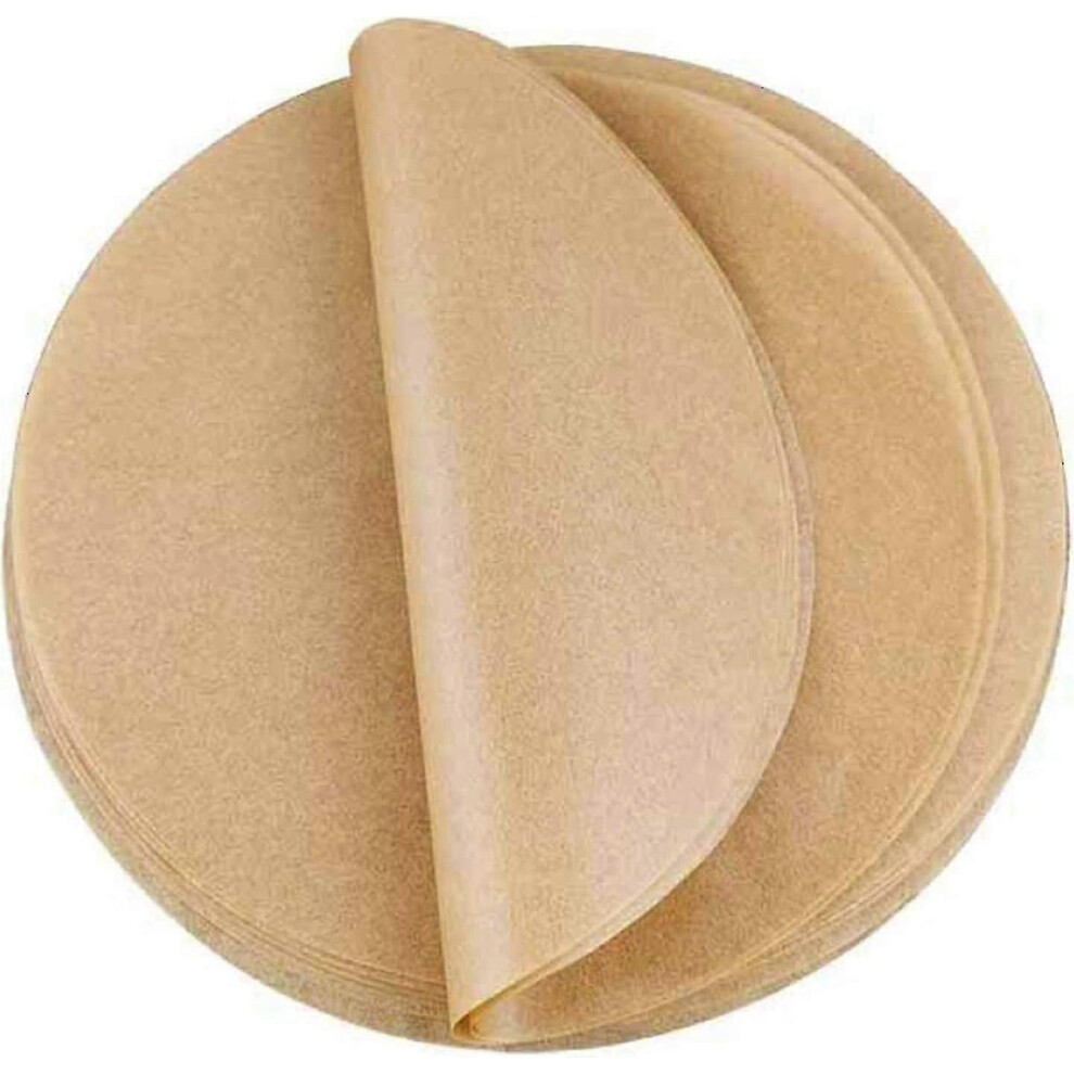 500 Sheets 30cm Round Baking Paper, Heat Resistant, Non-Stick Coating, Oil and Leak Proof, Unbleached Parchment Paper