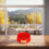 red plastic floor mount fire extinguisher stand for public places 4