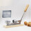 Silver Wooden Nutcracker Nut Opener Easy Clean Kitchen Tool 4