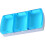 Pill Box Sky-Blue Pp Material 1set 3.7x1.9in 7