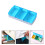 Pill Box Sky-Blue Pp Material 1set 3.7x1.9in 6