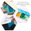 Pill Box Sky-Blue Pp Material 1set 3.7x1.9in 11