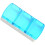 Pill Box Sky-Blue Pp Material 1set 3.7x1.9in 1