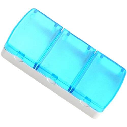 Pill Box Sky-Blue Pp Material 1set 3.7x1.9in