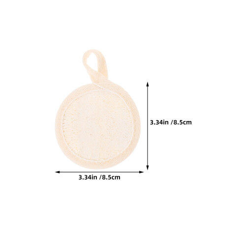 éponge exfoliante lot de 3 loofah gommage 1