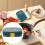 One Set Kids Fruit Bento Box Portable Food Container With Tableware 5