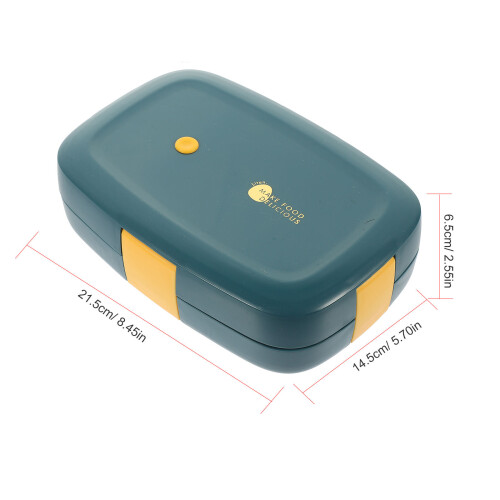 One Set Kids Fruit Bento Box Portable Food Container With Tableware 1