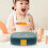 One Set Kids Fruit Bento Box Portable Food Container With Tableware 6