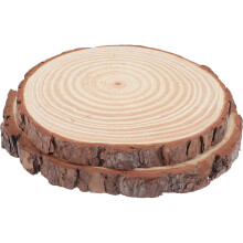2pcs wooden garden stepping logs for outdoor decoration and