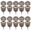 10pcs Plastic Fertilization Boxes Fertilizer Cover Baskets 10