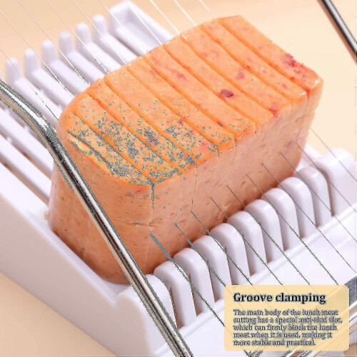 Durable stainless steel meat slicer