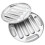 Sausage Mold Silver 1pcs 7.4x7.4in 5