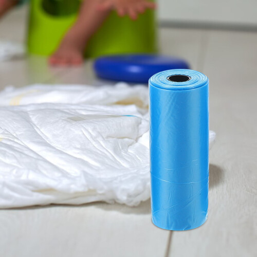 10 Rolls Multifunctional Disposable Diaper Sacks For Baby Poop 1