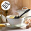 4 Pezzi Cucchiai In Nylon Per Spaghetti E Noodles Nero 8