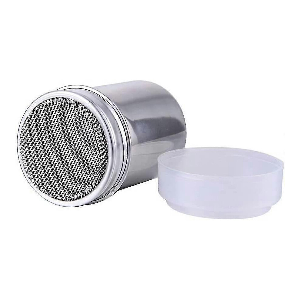 200ml Stainless Steel Flour Sugar Salt Shaker Shaker for Chocolate Icing Sugar Salt Cocoa Powder Coffee Sifter for Kitchen