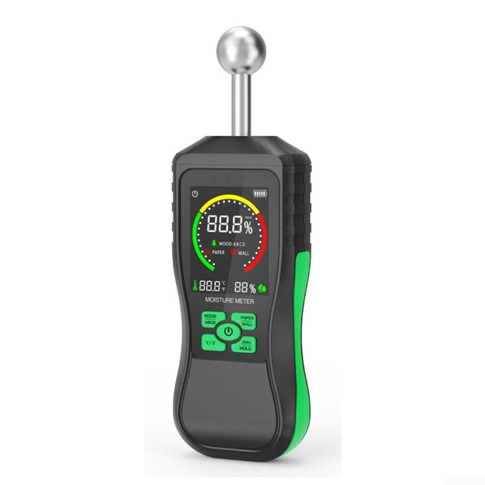 Spherical Inductive Tester Moisture Assessment Tool With Clear Backlit Lcd Display High Precision Compact Size 9354506049027