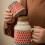 ceramic carafe and cup set with handle and lid for home teaware 5