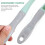 4 pezzi spazzole per finestre e doccia, kit portatile con ganci 5