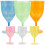6 un. coloridos plástico para bebidas, e 4